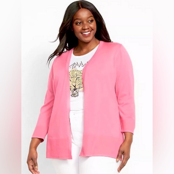 Lane Bryant Sweaters - NWT Lane Bryant Lightweight Open-Front Cardigan - Women's Plus Size 26/28